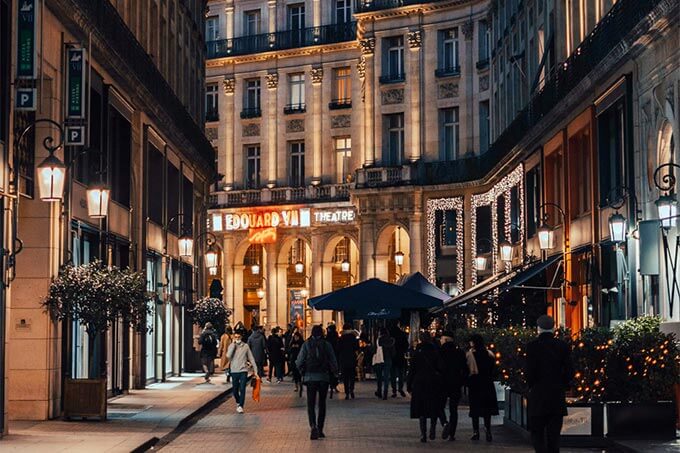 Rue Edouard VII im 9en Arrondissement