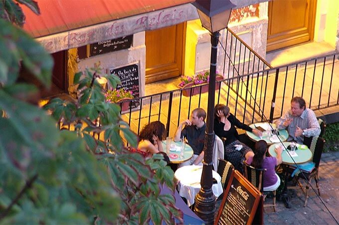 Restaurant auf dem Montmartre