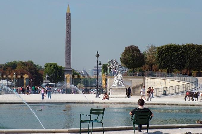 Springbrunnen im Tuilerien Park