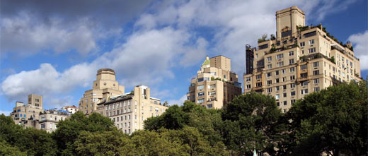 Upper East Side Blick vom Central Park