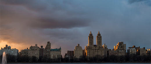 Upper West Side Blick vom Central Park